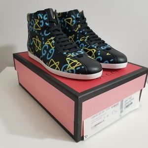 Gucci Ghost High-top Sneakers Size 38